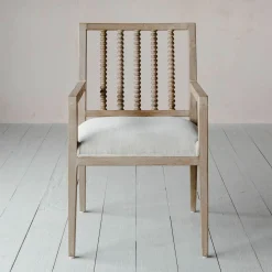 Graham & Green Abacus Linen Armchair