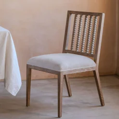 Graham & Green Abacus Linen Dining Chair