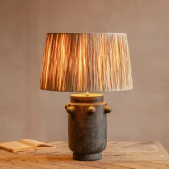 Graham & Green Abington Brown Terracotta Table Lamp