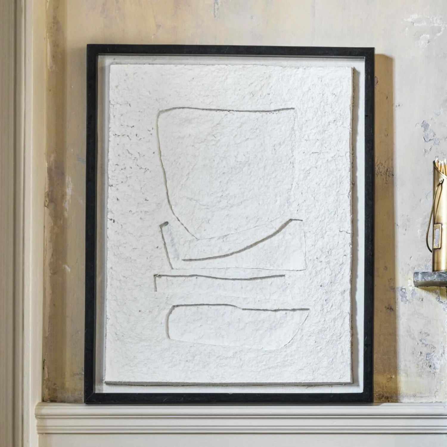 Graham & Green Abstract Cuboid Papier Mache Art