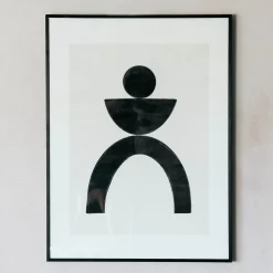 Graham & Green Abstract Person Print