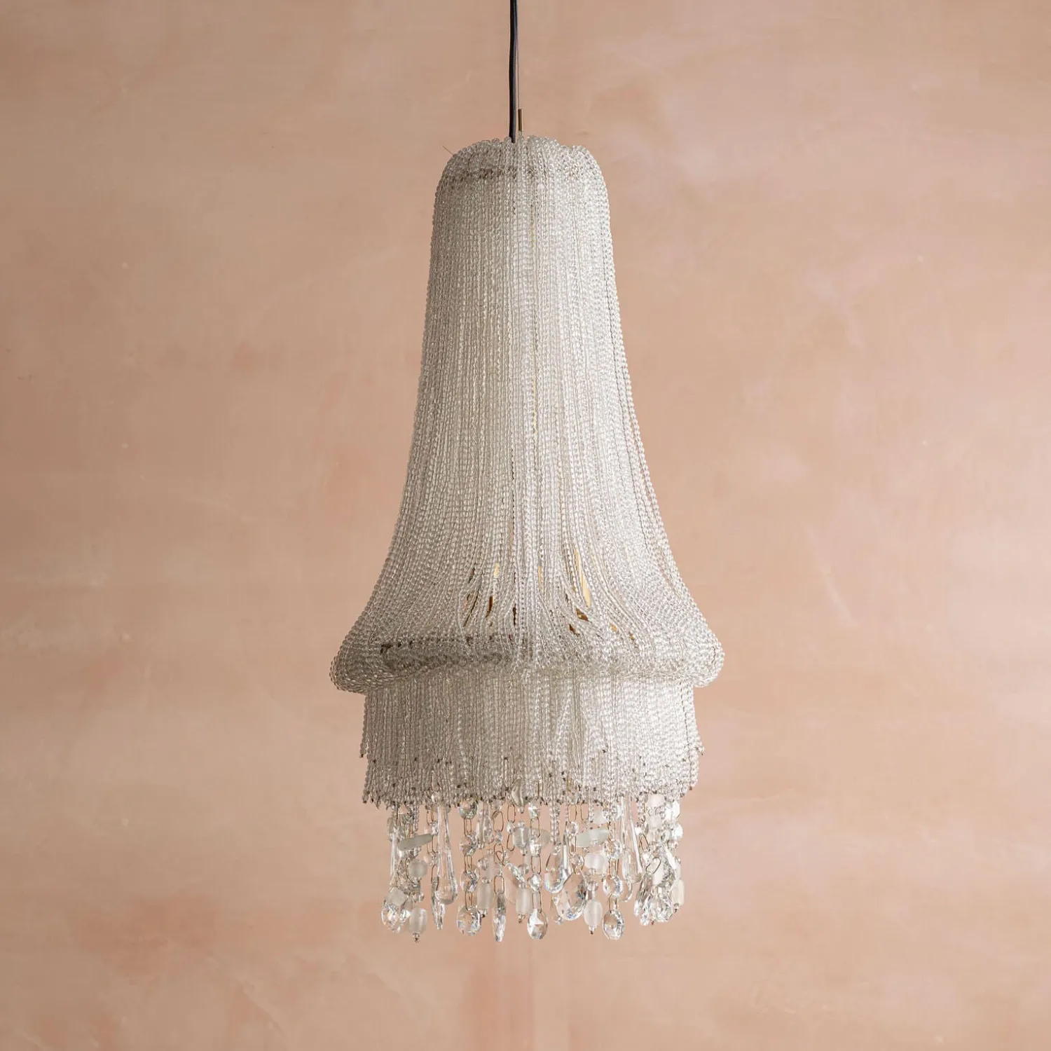 Graham & Green Adara Clear Beaded Pendant Light