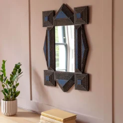 Graham & Green Ako Wooden Wall Mirror