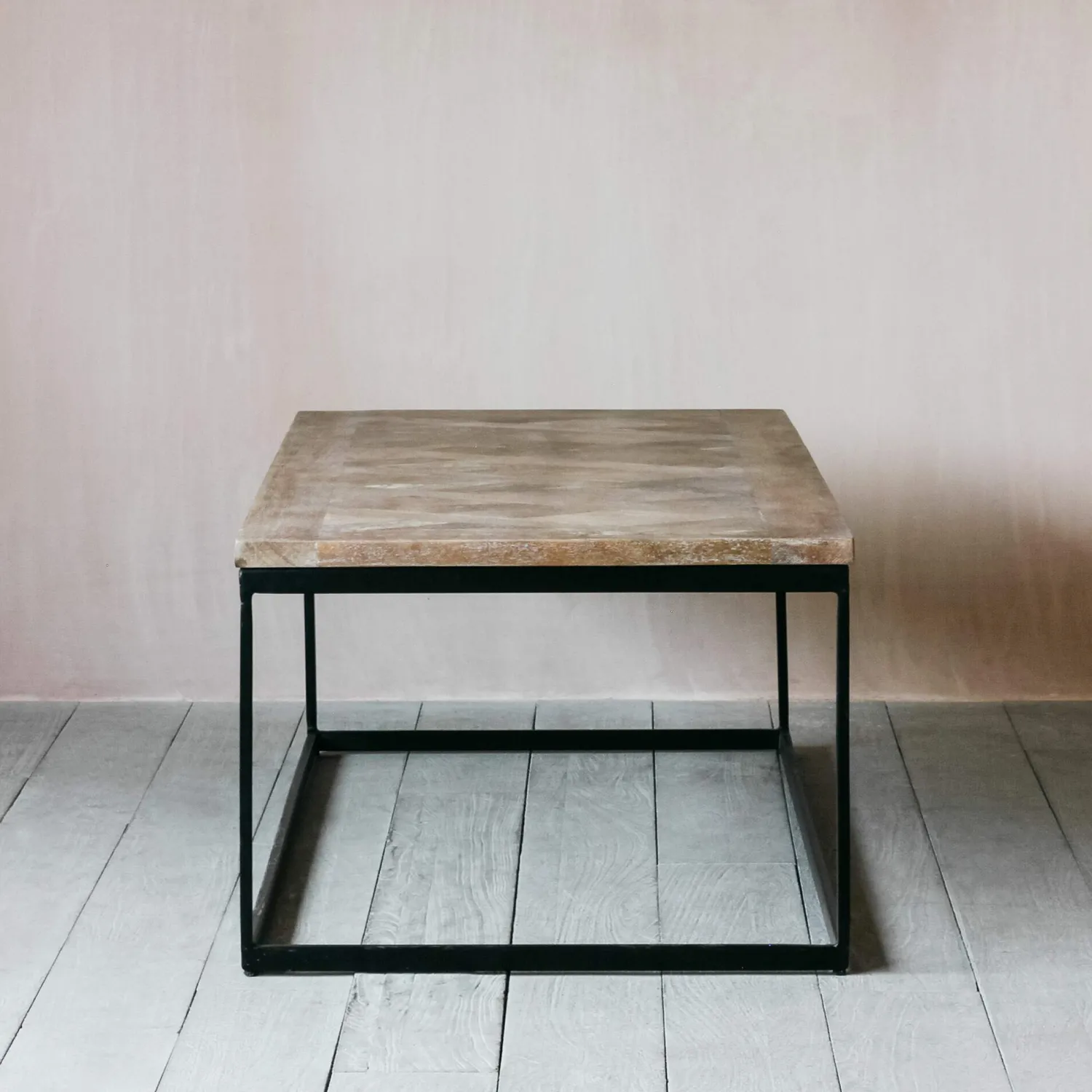 Graham & Green Albie Iron and Wood Coffee Table