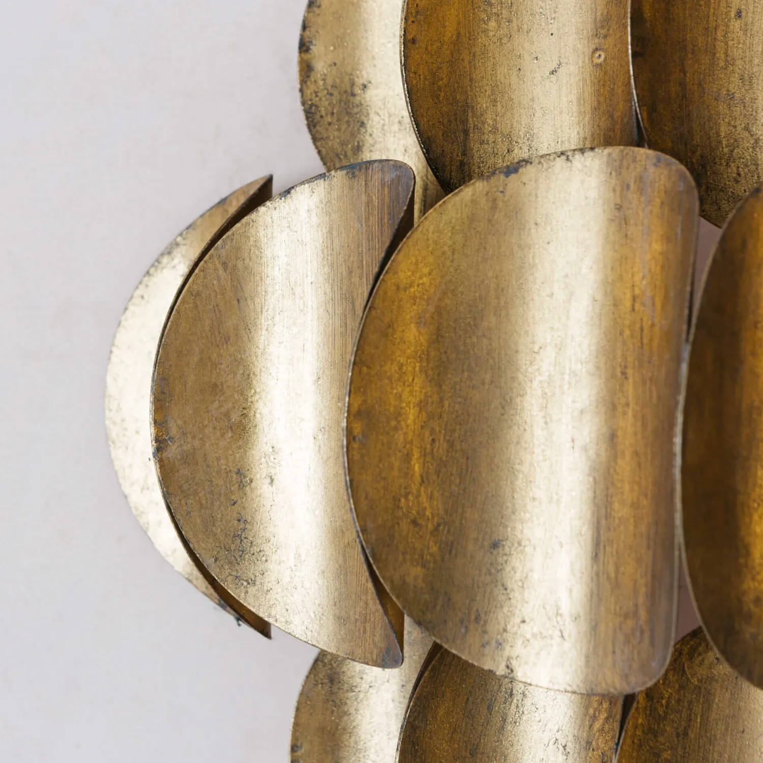 Graham & Green Alexis Gold Discs Wall Light