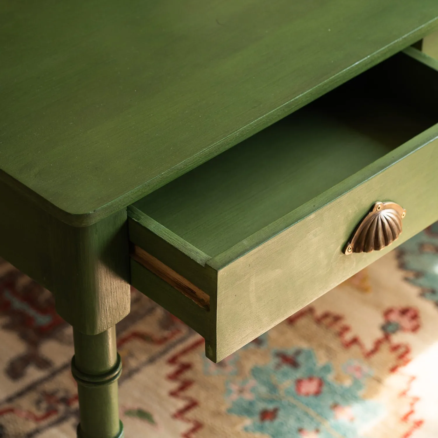 Graham & Green Alice Green Three Drawer Desk