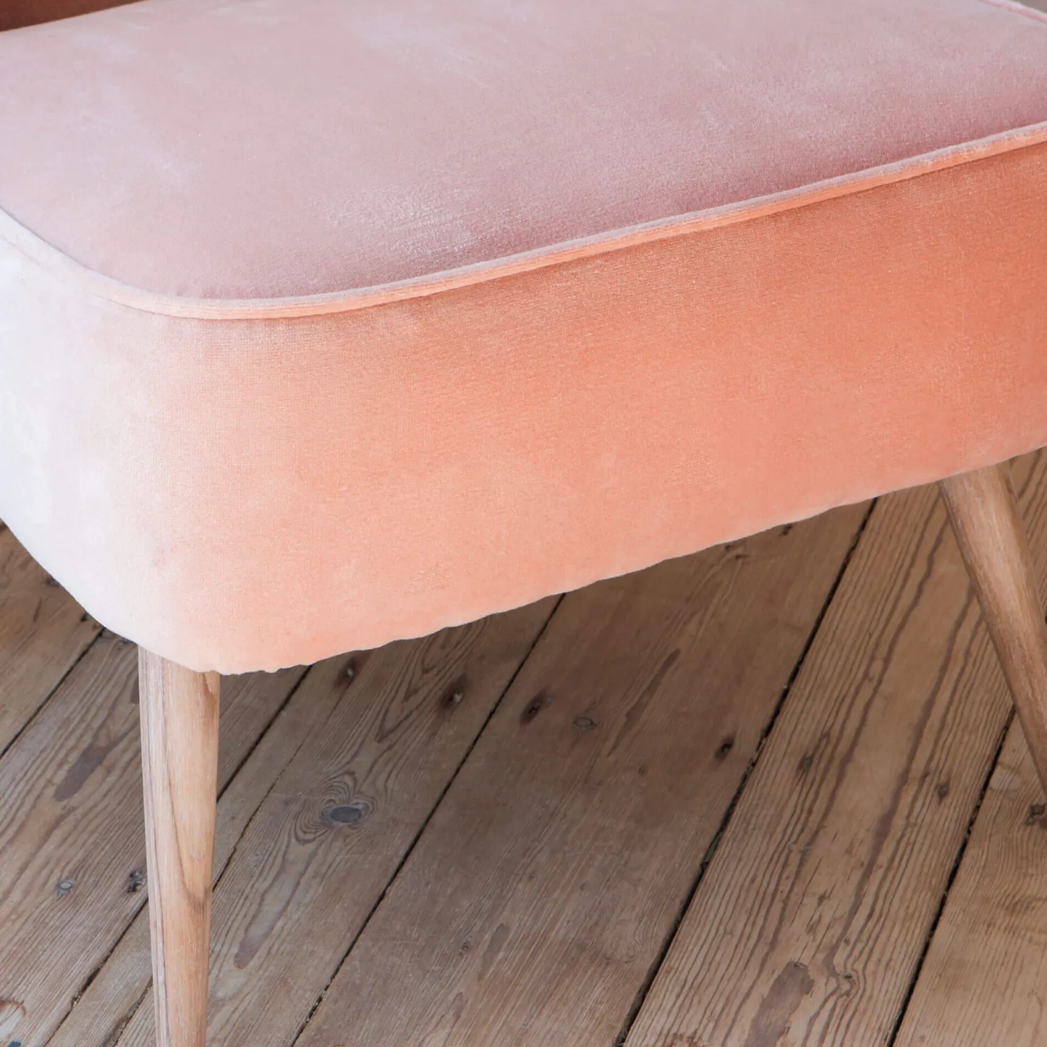 Graham & Green Alpana Rose Velvet Cocktail Chair