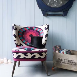 Graham & Green Alpana Suzani Patterned Cocktail Chair