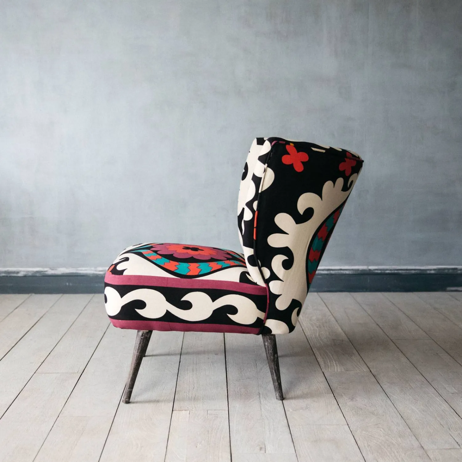 Graham & Green Alpana Suzani Patterned Cocktail Chair