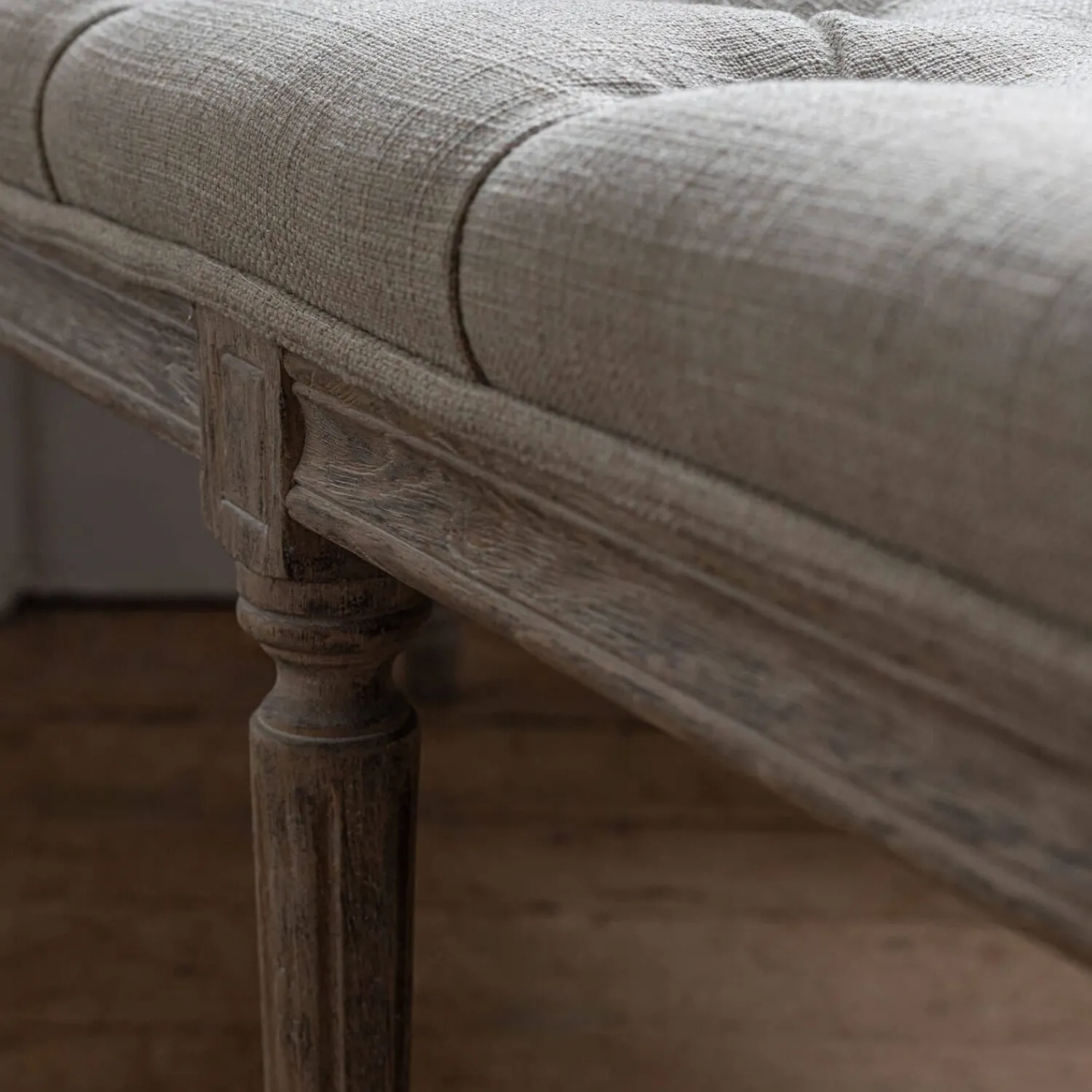 Graham & Green Amalie Linen Bench