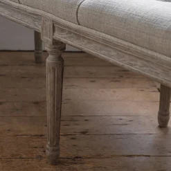 Graham & Green Amalie Linen Bench
