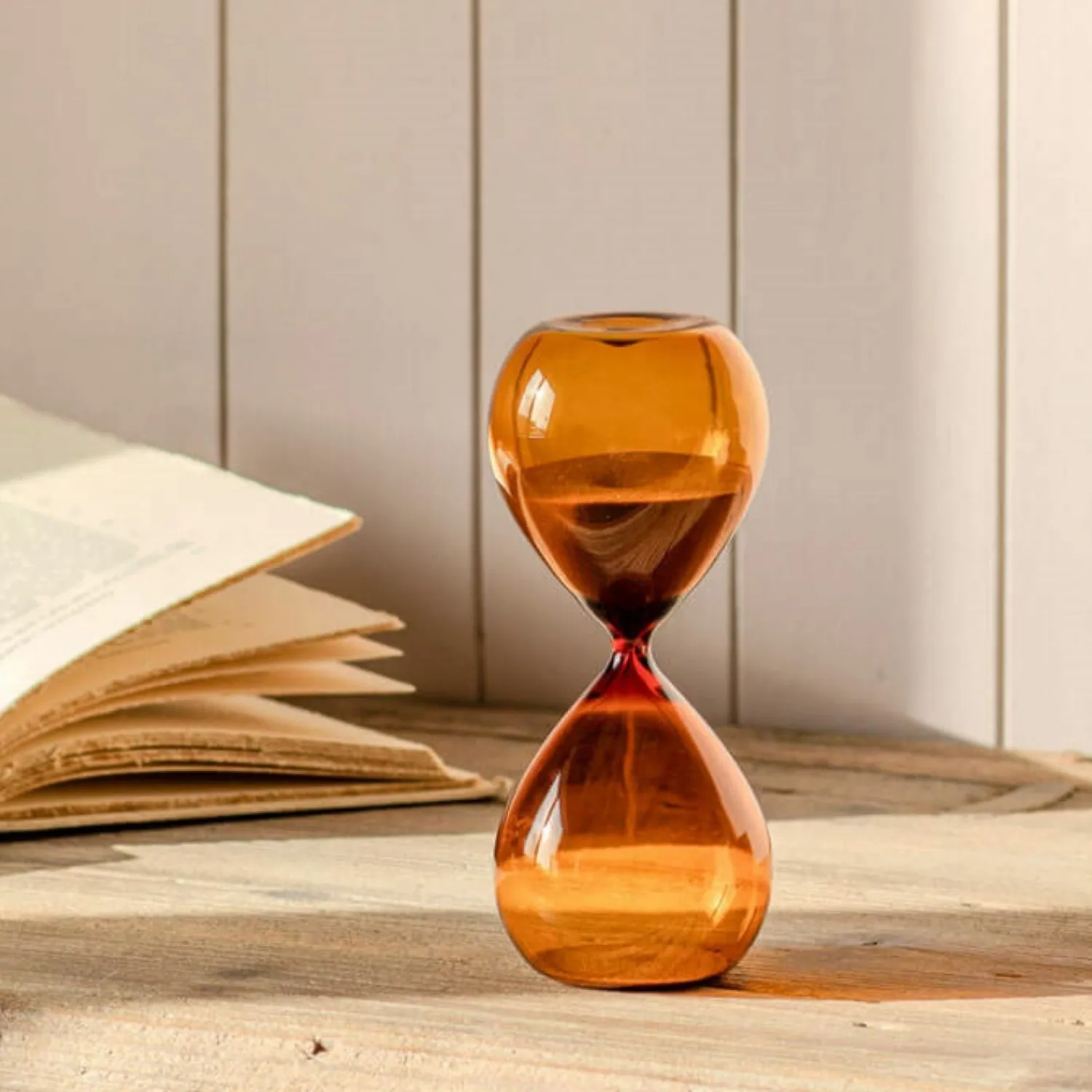 Graham & Green Amber Hourglasses