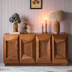 Graham & Green Ambleside Tile Four Door Sideboard