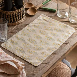 Graham & Green Amelia Block Printed Placemat
