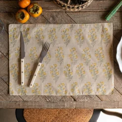 Graham & Green Amelia Block Printed Placemat