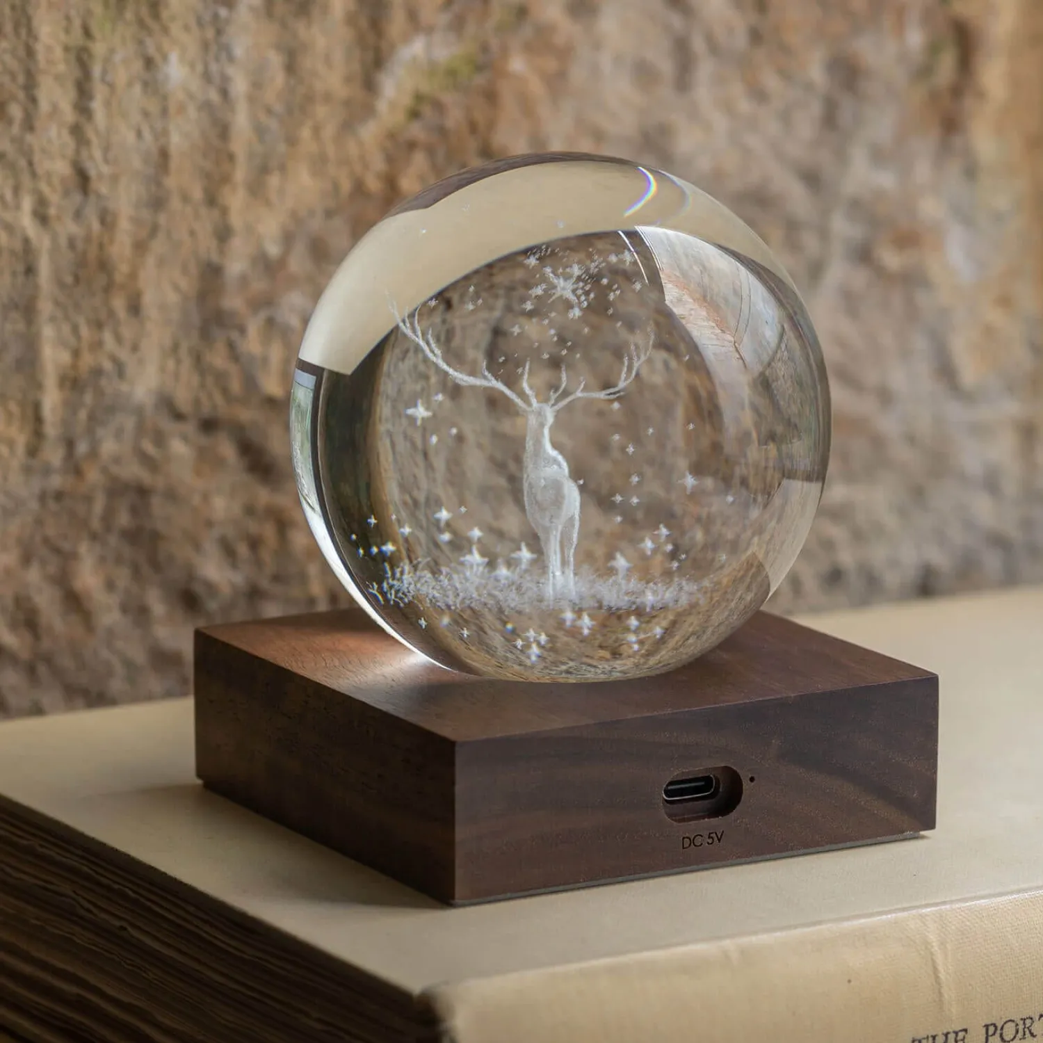 Graham & Green Animal Crystal Ball Lights