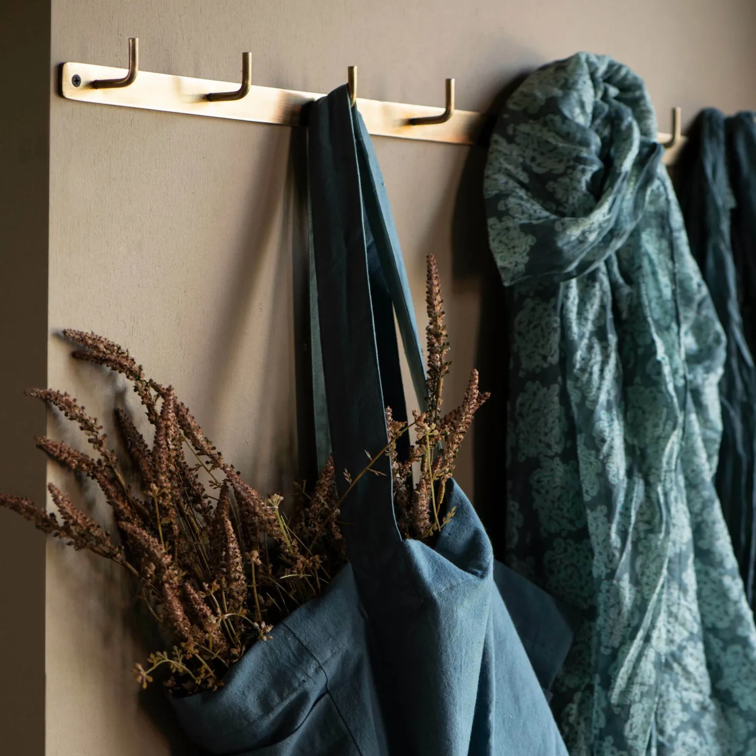 Graham & Green Antique Brass Coat Racks
