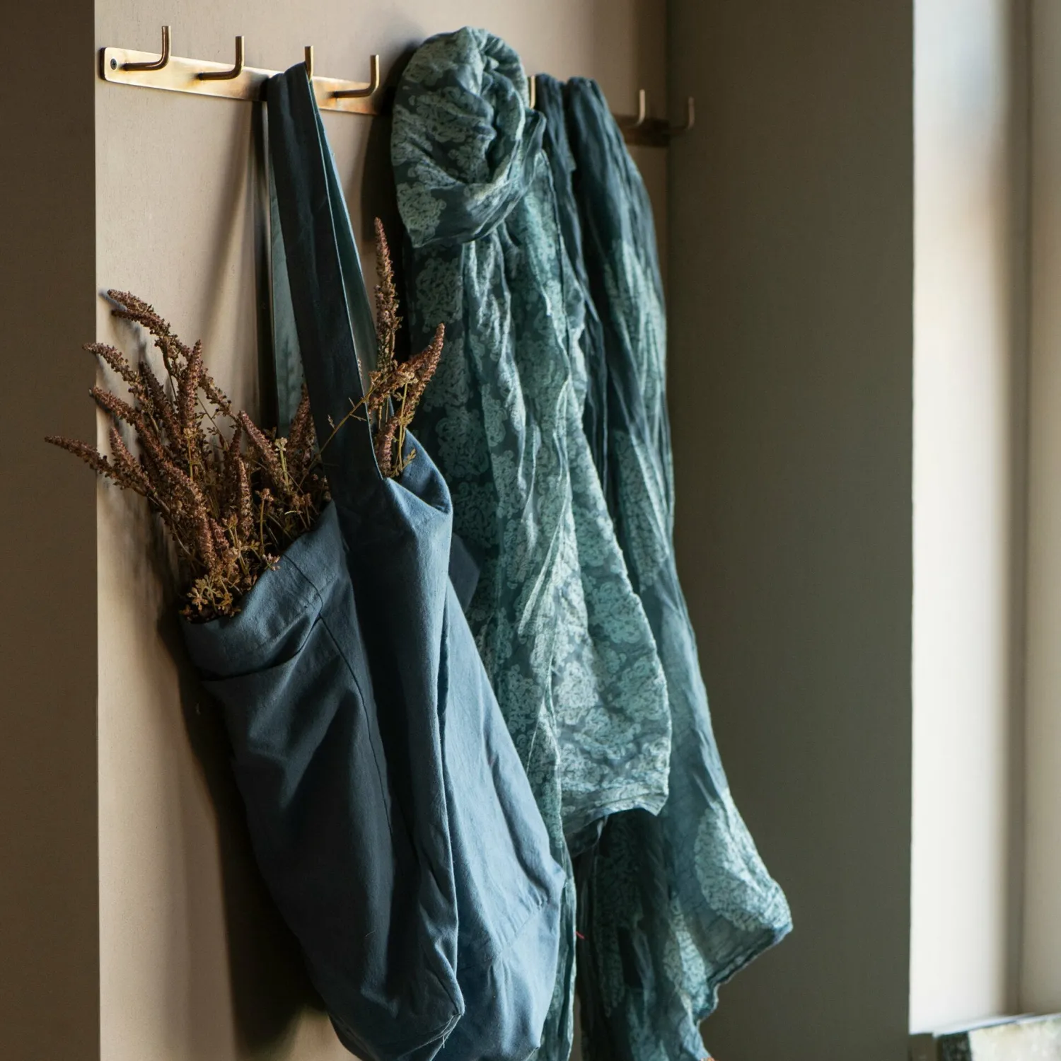 Graham & Green Antique Brass Coat Racks