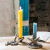 Graham & Green Antique Brass Lobster Candle Holder