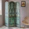 Graham & Green Antique Effect Three Panel Screen