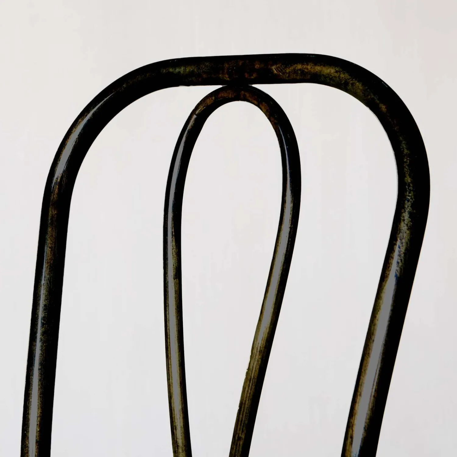 Graham & Green Antique Nickel Café Chair