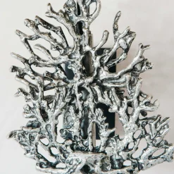 Graham & Green Antique Nickel Coral Wall Light