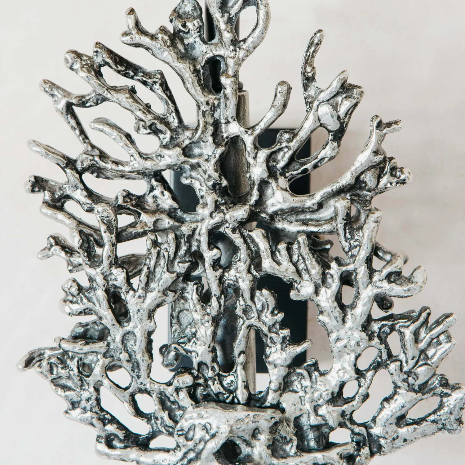 Graham & Green Antique Nickel Coral Wall Light