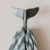 Graham & Green Antique Silver Whale Tail Hook