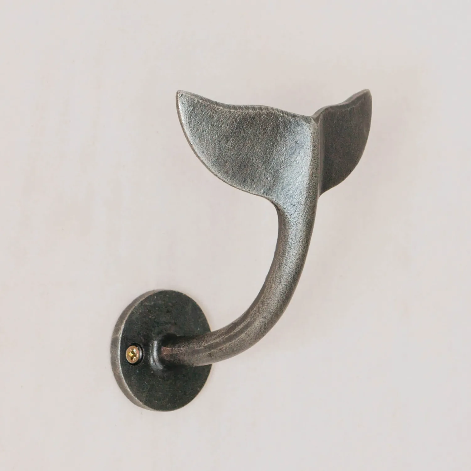 Graham & Green Antique Silver Whale Tail Hook