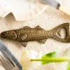 Graham & Green Antiqued Brass Fish Bottle Opener