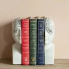 Graham & Green Antiqued Phrenology Head Bookends