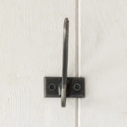 Graham & Green Antiqued Silver Iron Double Wall Hook