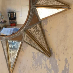 Graham & Green Antiqued Sun Convex Mirror