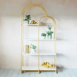 Graham & Green Anwen Arch Marble Shelving Unit