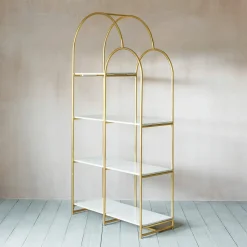 Graham & Green Anwen Arch Marble Shelving Unit