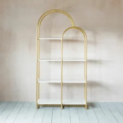 Graham & Green Anwen Arch Marble Shelving Unit