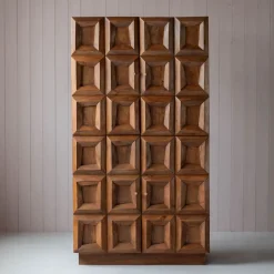 Graham & Green Apsley Tile Four Door Tall Cabinet