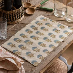 Graham & Green Asta Block Printed Placemat