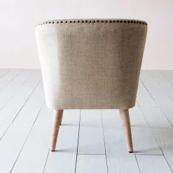 Graham & Green Audrey Silver Velvet Chair