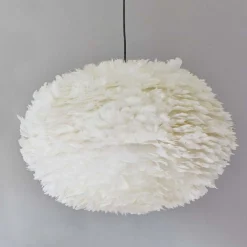 Graham & Green Aurora White Feather Pendant Shades