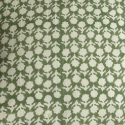 Graham & Green Ava Floral Block Printed Bed Quilt