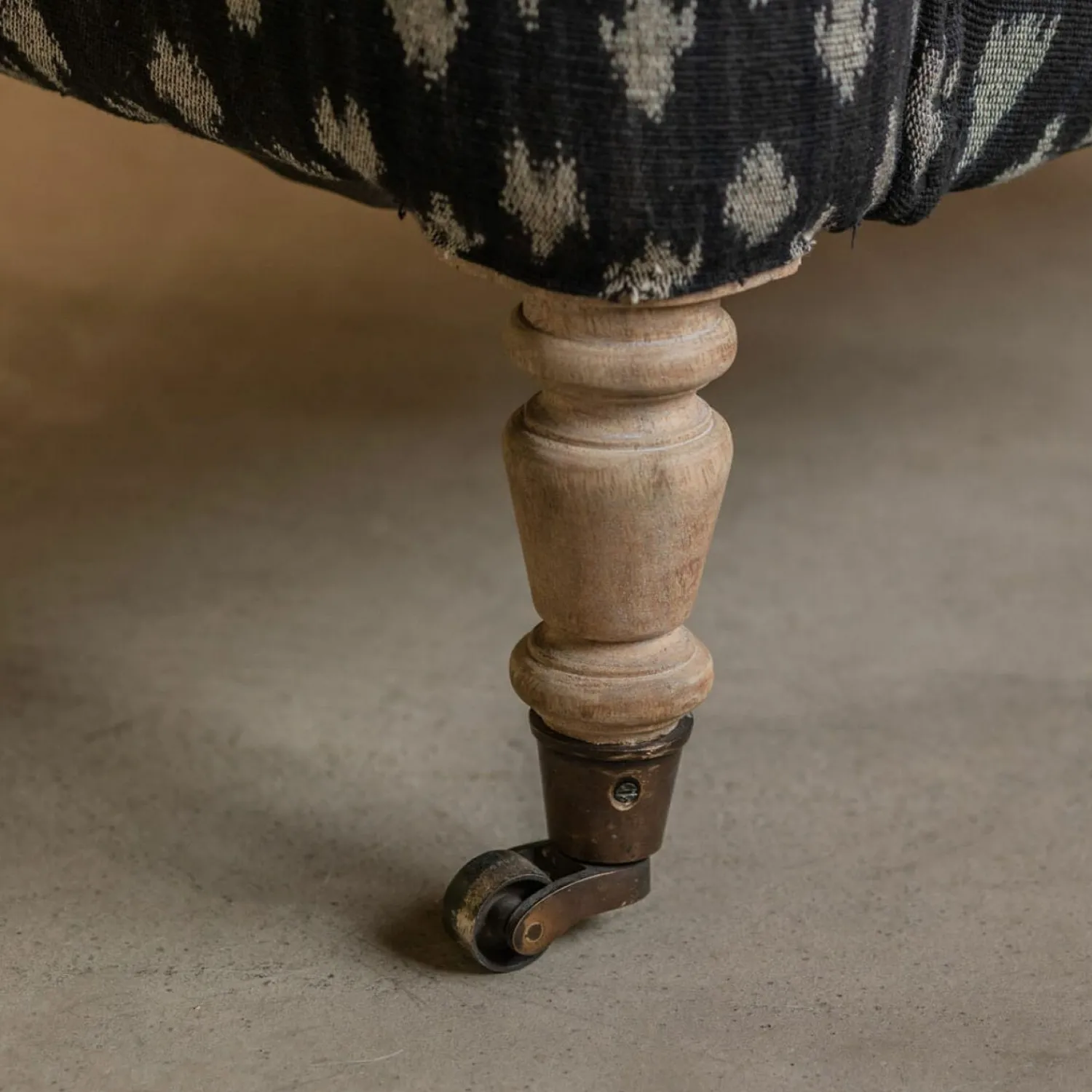 Graham & Green Avree Black Ikat Armchair