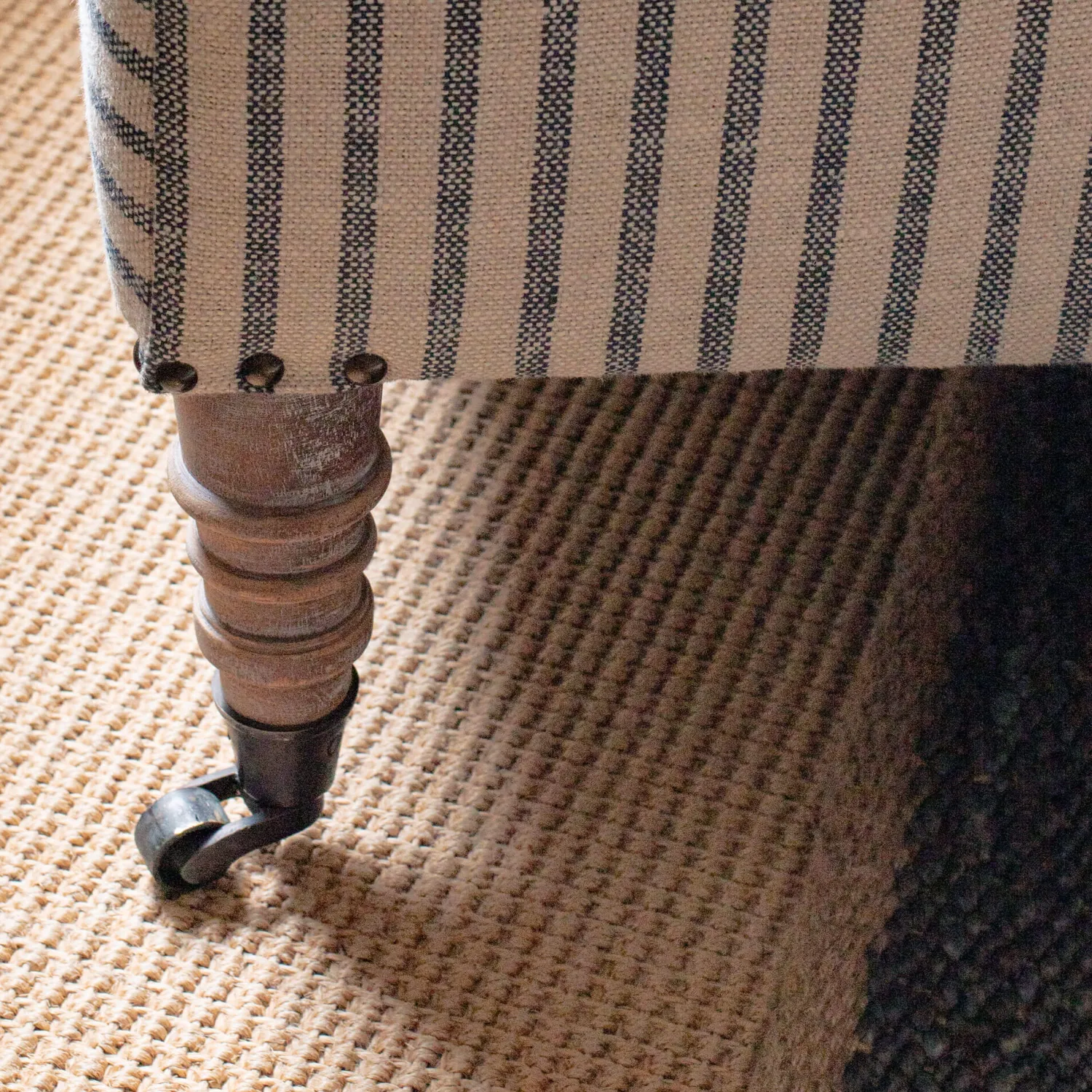 Graham & Green Avree Striped Linen Armchair