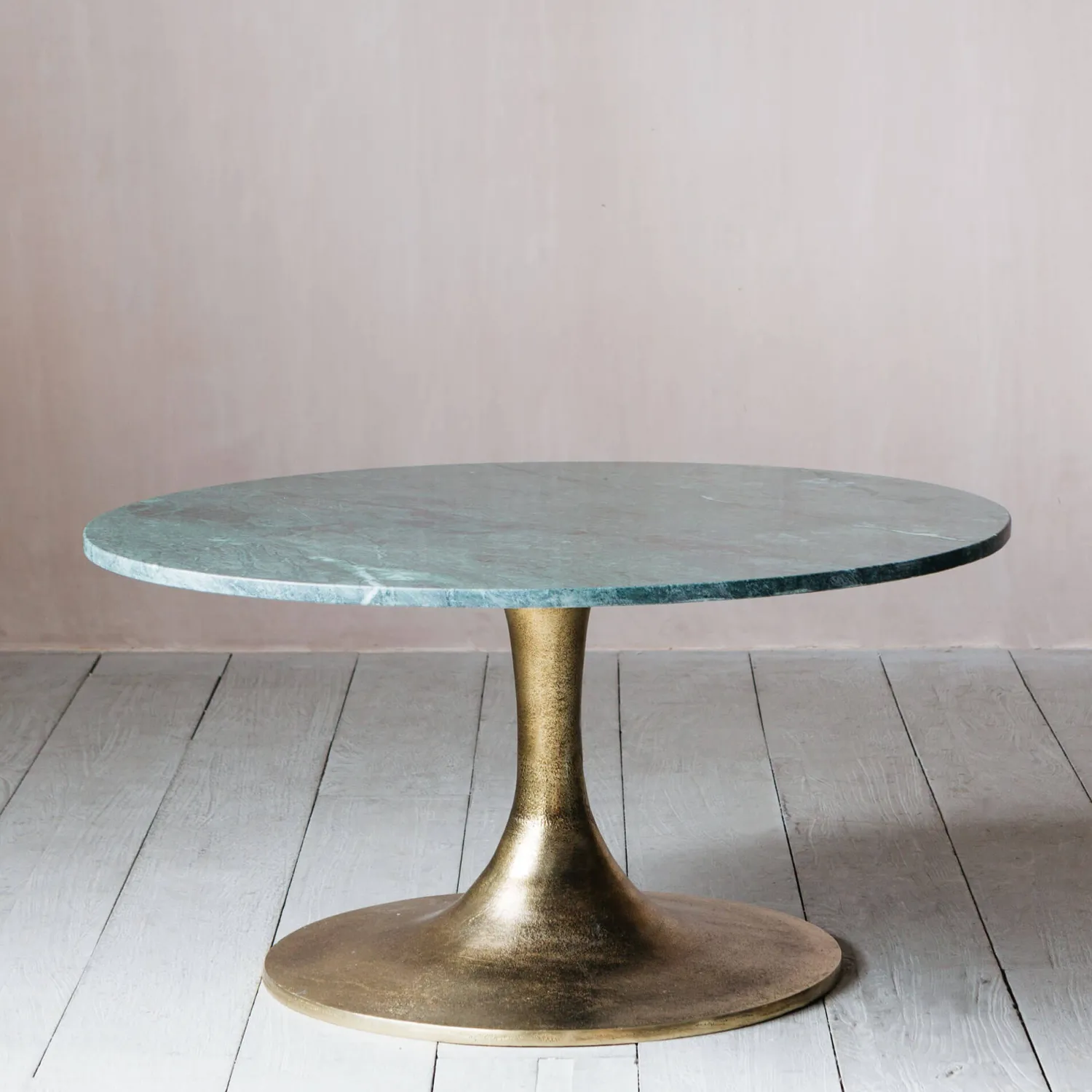 Graham & Green Ayla Green Marble Coffee Table