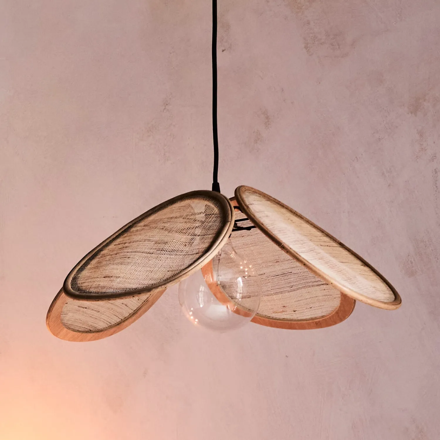 Graham & Green Bamboo Winged Pendant