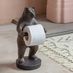 Graham & Green Bear Loo Roll Holder