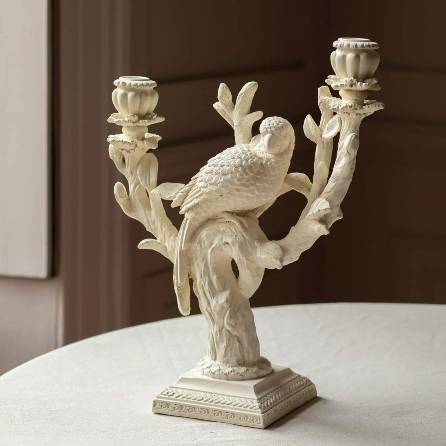 Graham & Green Beatrix Bird Double Candle Holder