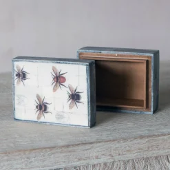 Graham & Green Bee Print Bone Box