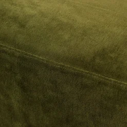 Graham & Green Bellamy Olive Velvet Bench