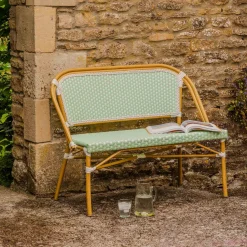Graham & Green Bistro Two Seater Bench